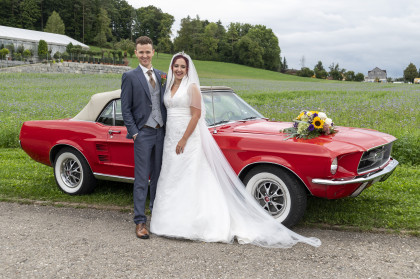Ford Mustang Wedding Car