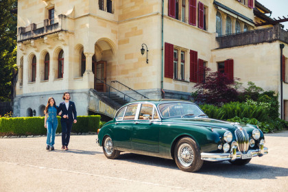 Jaguar MKII - rent a wedding car